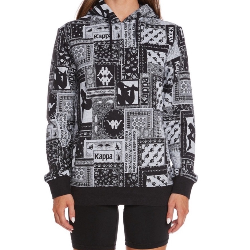 Kappa Monochrome Graphic Hoodie